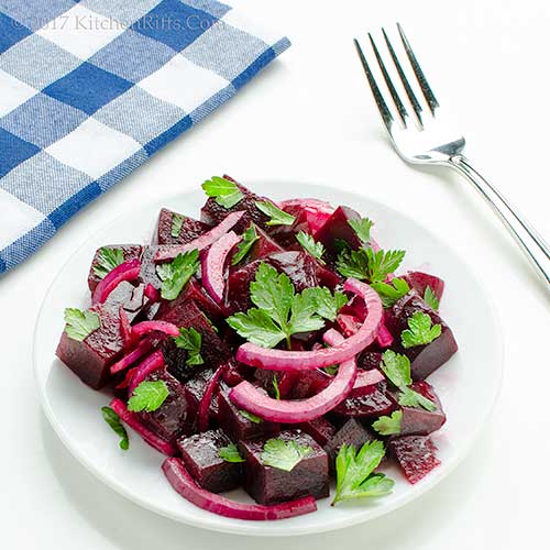 Kitchen Riffs Beet and Red Onion Salad