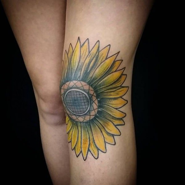 Tatuagem de girassol Tatuagem de girassol