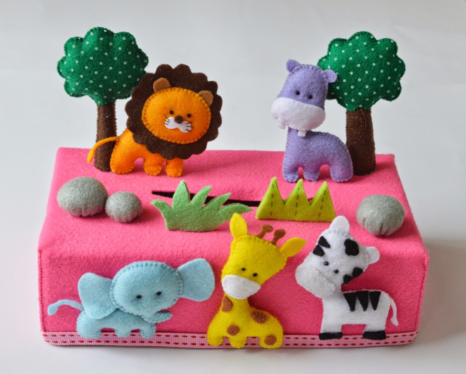 Kotak Tisu Flanel Souvenir Handmade