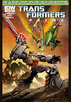 The Transformers Prime: Rage of the Dinobots #4 Cover