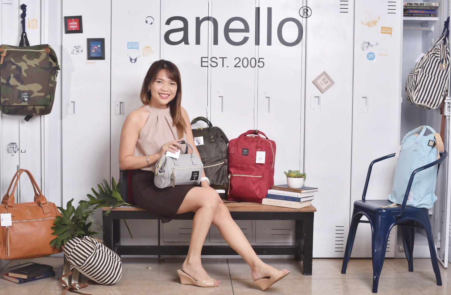 Anello leather japan bag