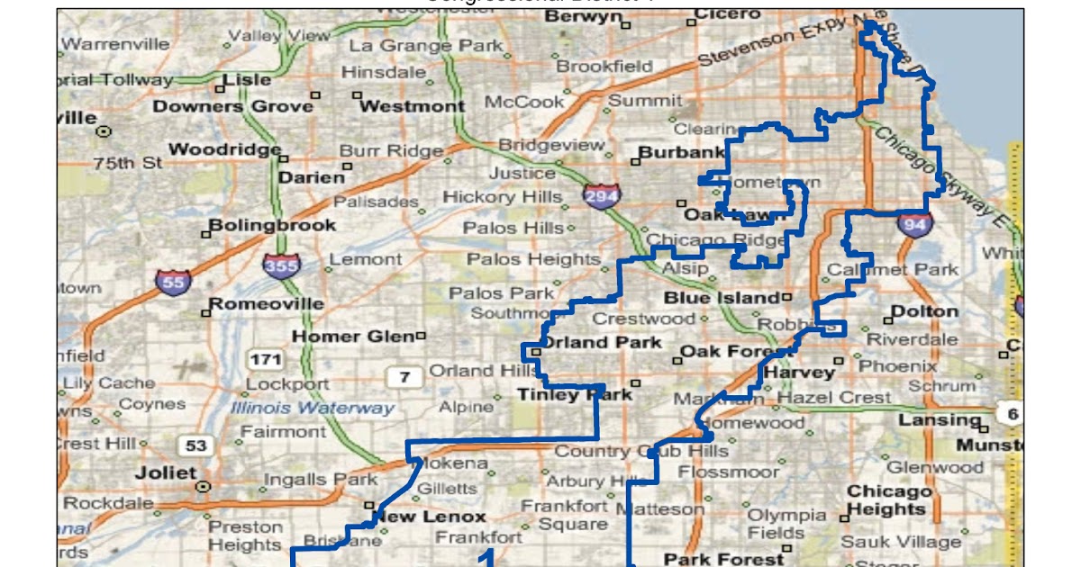 Will County Politics Maps of Illinois Congressional Districts 2014