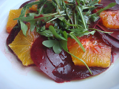 Salata de sfecla rosie cu portocale