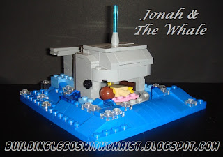 Biblical LEGO Creations, Christian LEGO Creations, Jonah and the whale