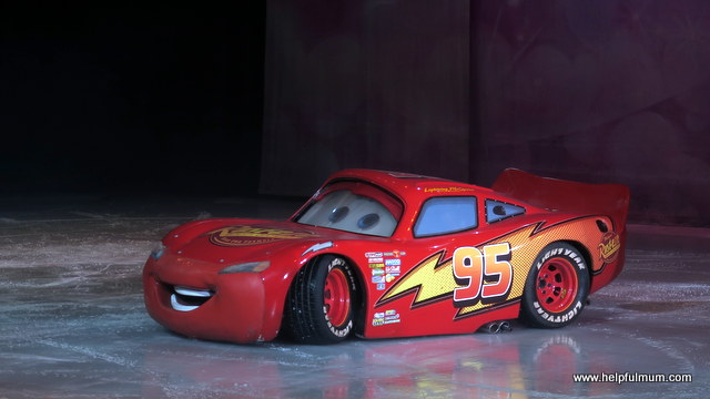 Lightning McQueen on ice