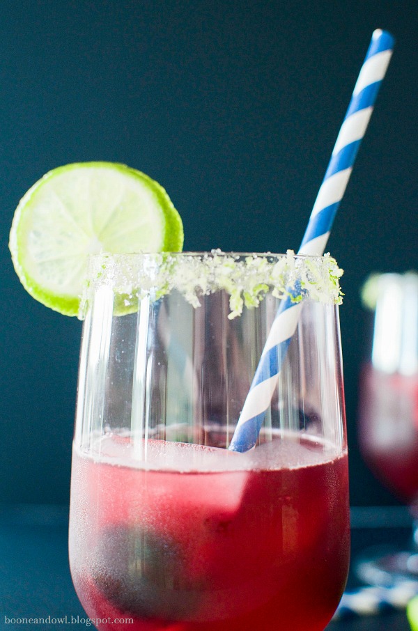 Sparkling Cranberry Limeade The Nosh Life