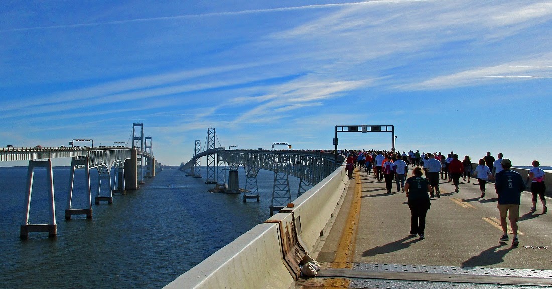 Heart and Sole Walking on Water The Chesapeake Bay Bridge 10K