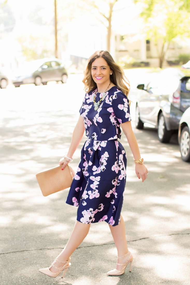 Bedazzles After Dark: Outfit Post: Floral 2 Piece Set