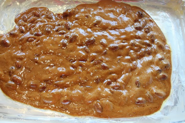 Food Lust People Love: Who doesn't like to get a small box of homemade peanut brittle for Christmas?! This easy recipe for Gram's Favorite Peanut Brittle makes one pound for giving away or eating by yourself. It can be easily doubled.