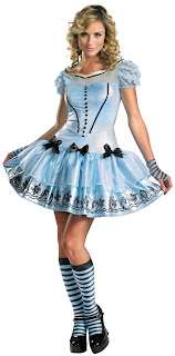 Alice In Wonderland Movie - Sassy Blue Dress Alice Adult Costume