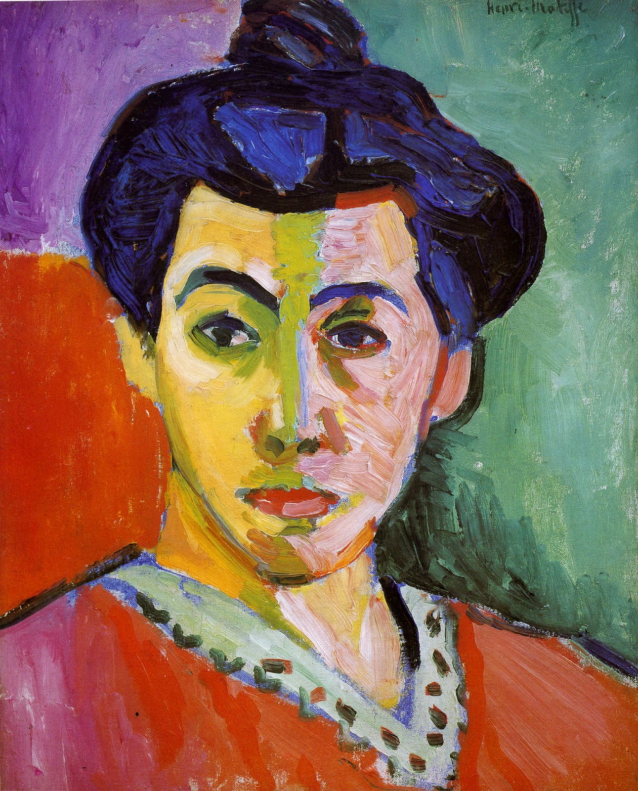 3ème art LA FEMME AU CHAPEAU de Henri Matisse