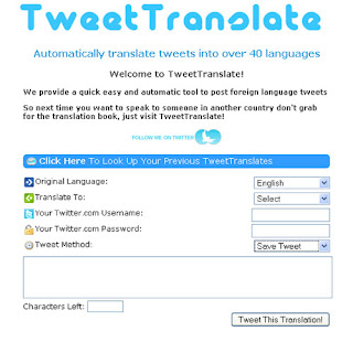 Tweet Translate