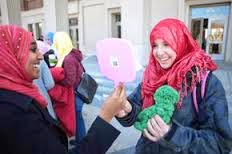 Mahasiswi Muslimah Indiana Gelar Kampanye Jilbab