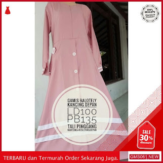 GMS061 FRN061G98 Gamis Balotelli Kancing Depan High Dropship SK1683210449