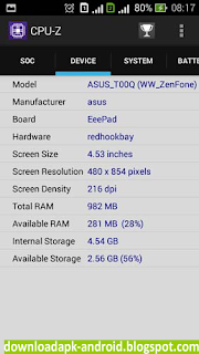 CPU Z Download For Android