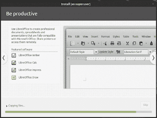 LinuxMint19 Tara installation slide show be productive with libreoffice LinuxMint19 Tara installation slide show be productive with libreoffice
