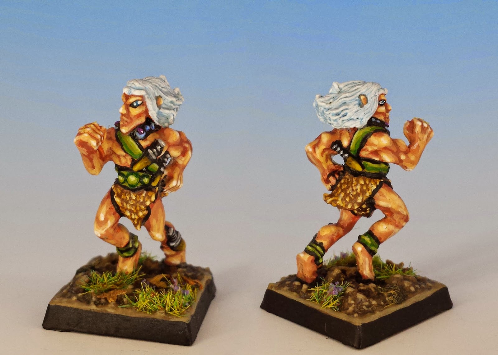 Palu Wildcat Keeper, Citadel Miniatures (1987, sculpted by Jes Goodwin, painted by M. Sullivan) 