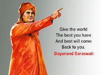swami dayanand saraswati, dayanand saraswati maharaj jayanti 2019 with message for your mobile phone.