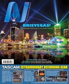 AV Magazine. For the audiovisual professional 22 - January 2012 | ISSN 1836-0815 | TRUE PDF | Bimestrale | Professionisti | Audio Recording | Tecnologia | Broadcast
AV Magazine caters to Australia and New Zealand’s audiovisual professionals.
Our readers are engaged in all aspects of AV: integration, production, performance, worship, operations, and consulting.
Our beat covers the projects, productions, products, technologies and techniques that will equip our readers to reach and stay at the leading edge of an industry in constant, and frequently turbulent, evolution.
We are interested in hearing about your current projects, products and productions to assist us in providing timely, accurate and relevant information for the audiovisual industry. We aren’t looking for finished articles; we have a growing team of skilled writers to do that. What we are seeking are leads to stories that will be of interest to audiovisual professionals.