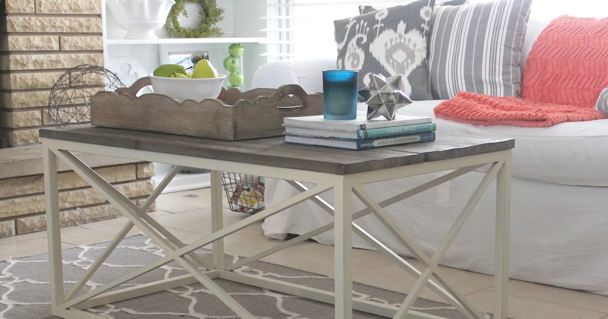 Th And White Modern Farmhouse Coffee Table Th And White Modern Farmhouse Coffee Table
