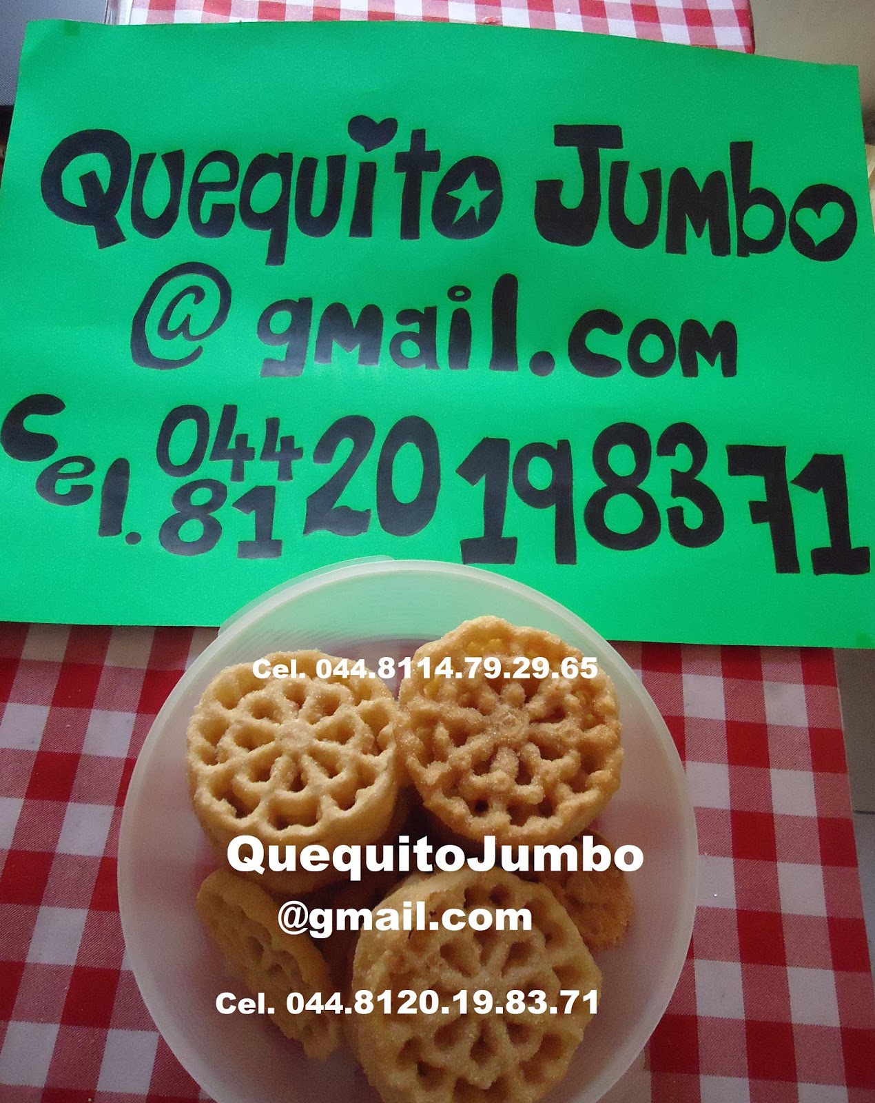 Quequito Jumbo Venta de Buñuelos Navideños en Monterrey Temporada 2015