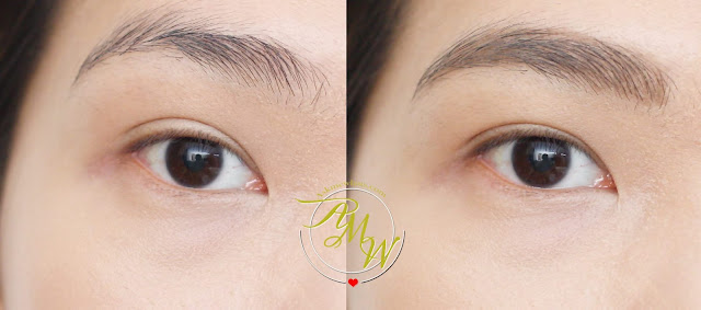 a photo of how to fix untamed brows using Eyebrow Pencil