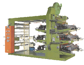 6 Colors Flexographic Printing Machine With Stack Type 6 Colors Flexographic Printing Machine With Stack Type