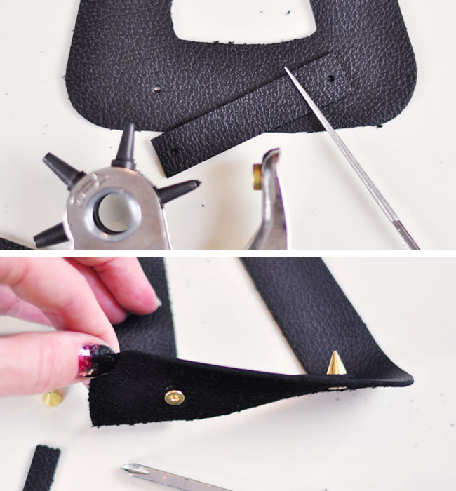 DIY Wide Leather Belt