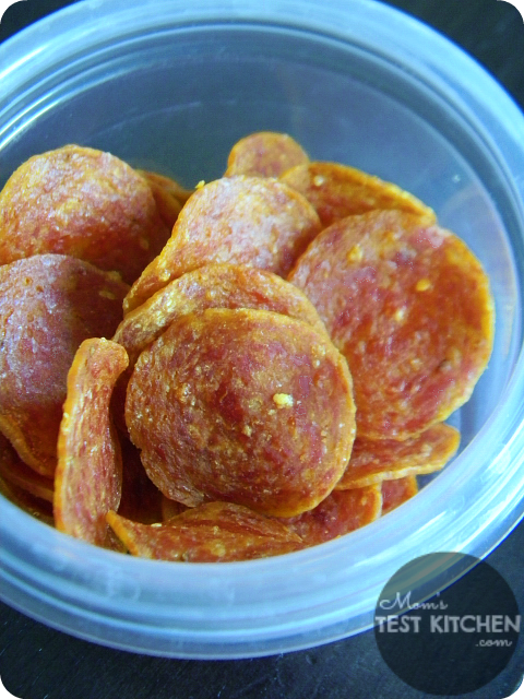 Baked Pepperoni Chips