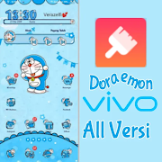 Doraemon Blue Tema Keren untuk Vivo
