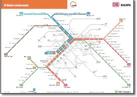 news tourism world: Stuttgart Metro Bahn Map