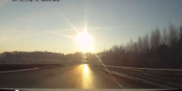 Video Ledakan Dahsyat Meteor di Rusia 15 Feb 2013