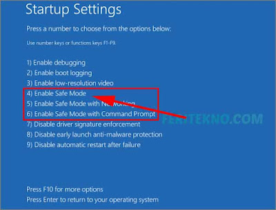 Cara masuk ke safe mode pada windows 10 10