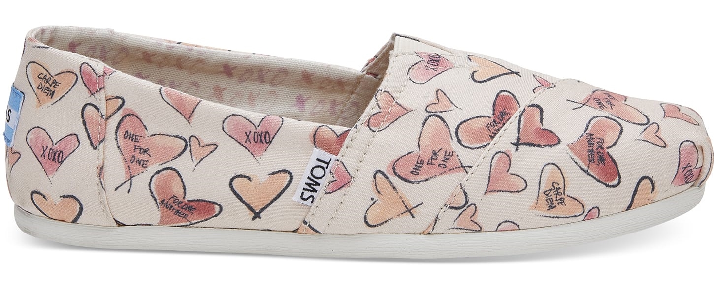 s day classics shoe of the day toms watercolor hearts s day s day classics shoe of the day toms watercolor hearts s day