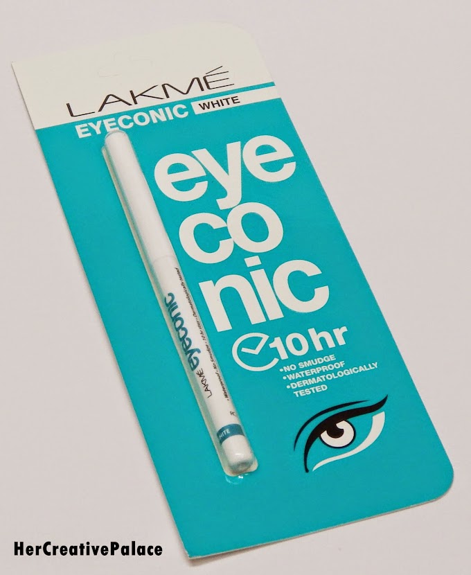 Lakme EyeConic White: Review, EOTD