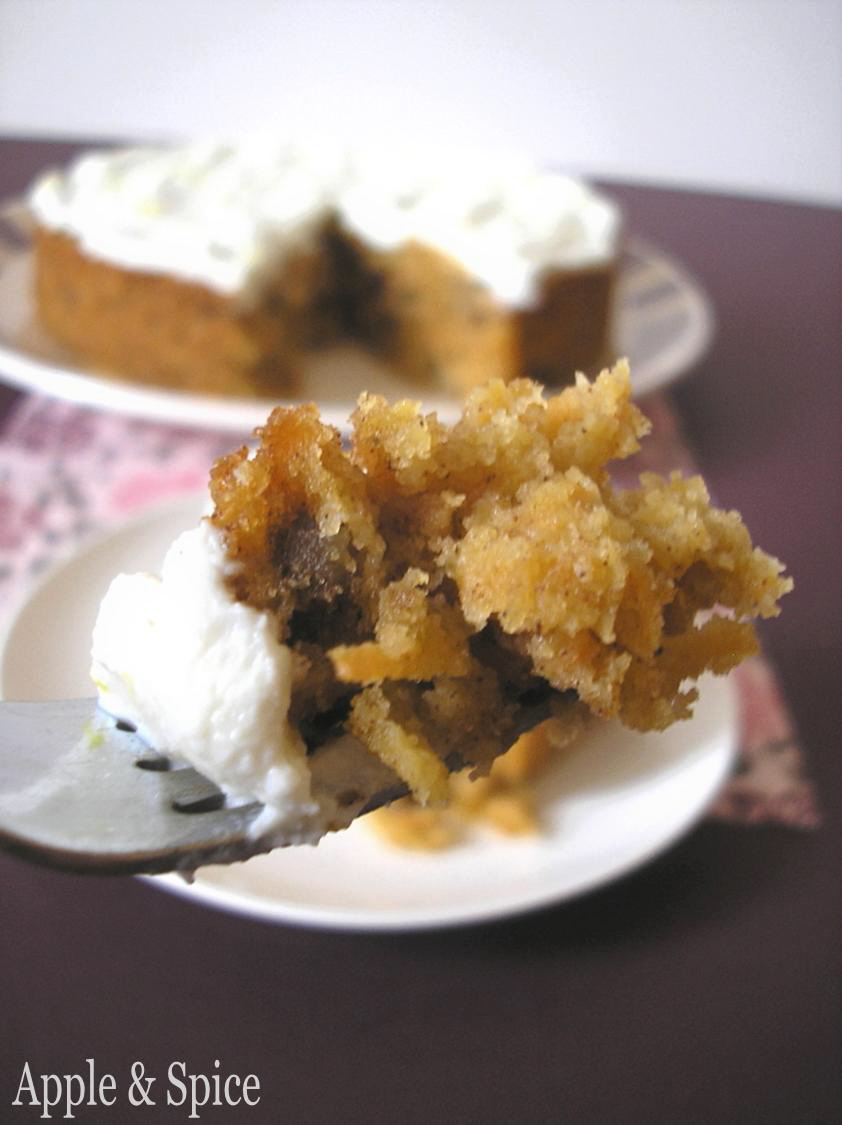 Apple &amp; Spice: Apple Carrot Cake with Honey &amp; Lemon Ricotta Frosting