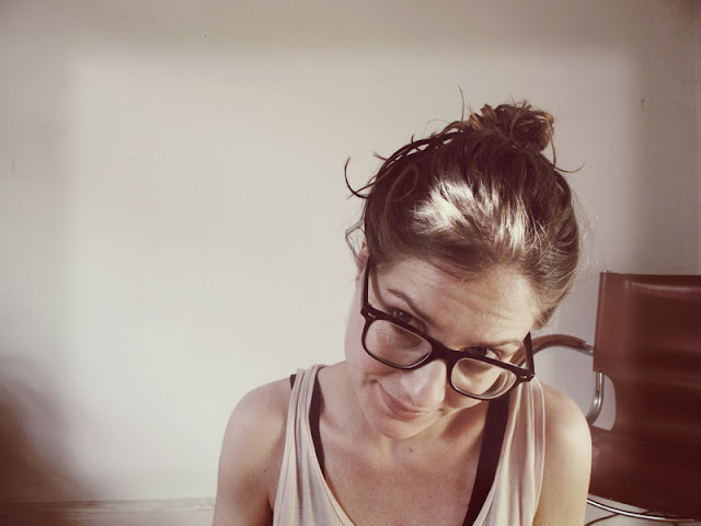 What I’m Wearing: Messy Bun & Sixties Specs