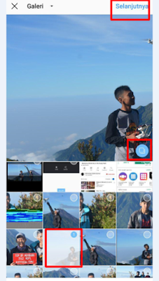 cara membuat multiple panorama di postingan instagram secara mudah