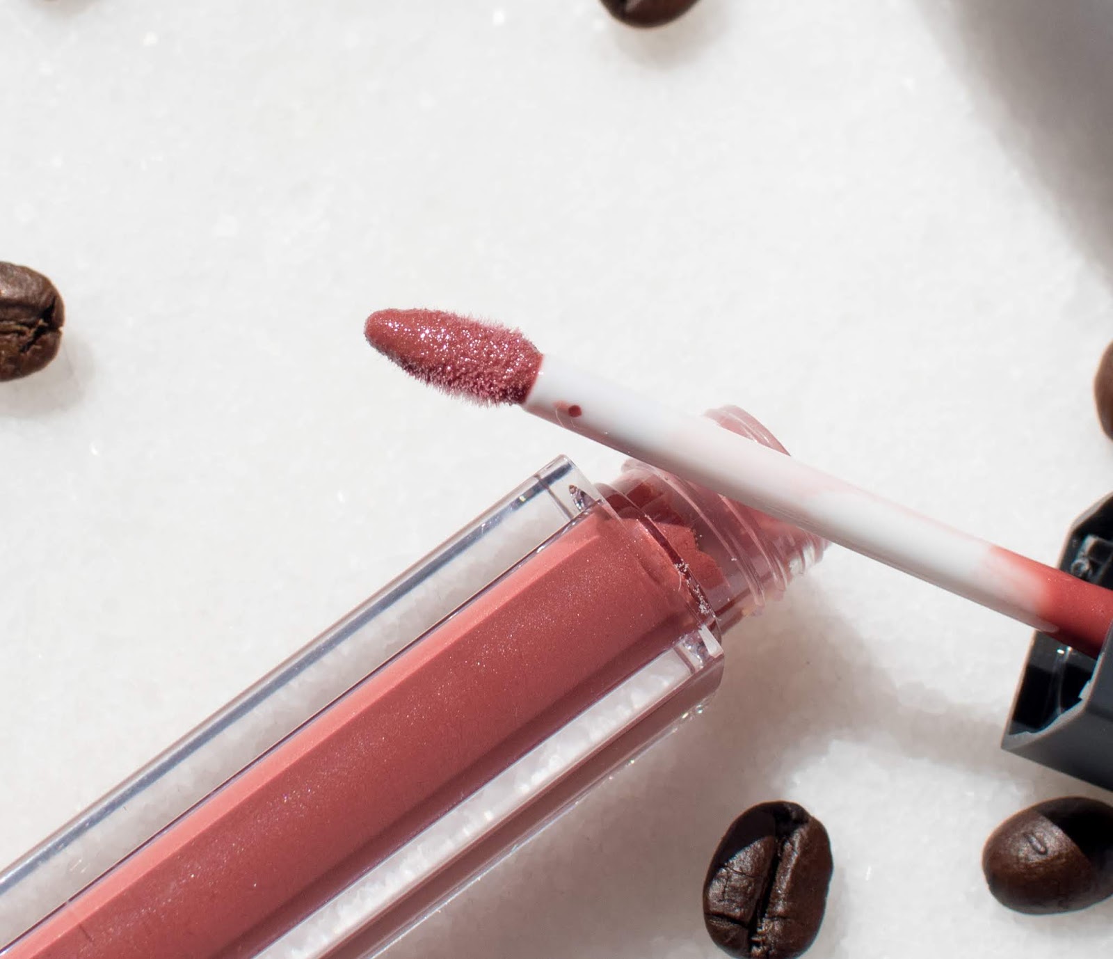 Bite Beauty French Press Lip Gloss in Dirty Chai - Swatch, Review, and Photos