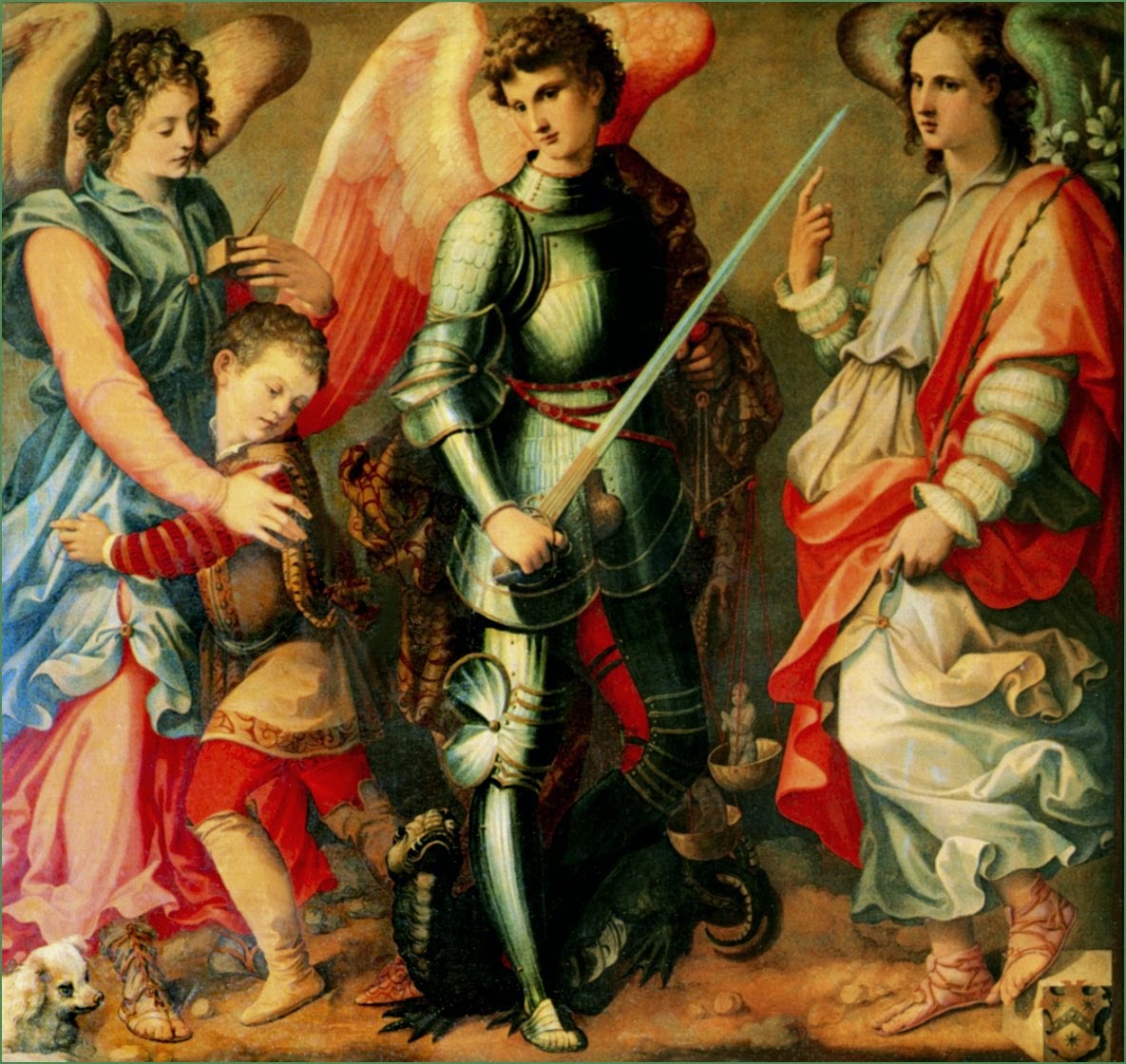Arcanjos Miguel, Rafael e Gabriel