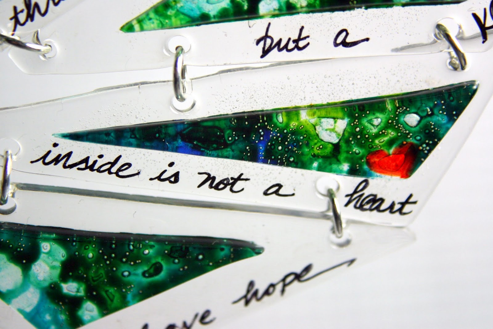 Treasures Found Inspiration is Everywhere Kaleidoscope Heart