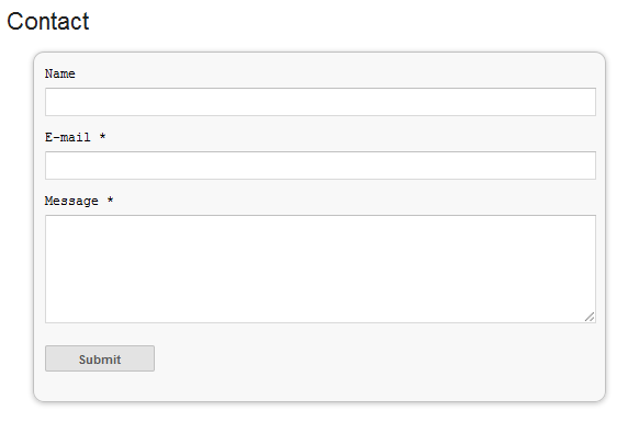 Email submitted