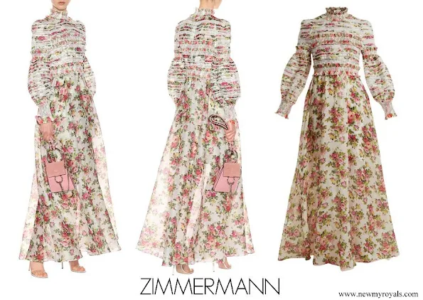 Crown Princess Mette Marit wore Zimmermann Radiate linen and silk gown