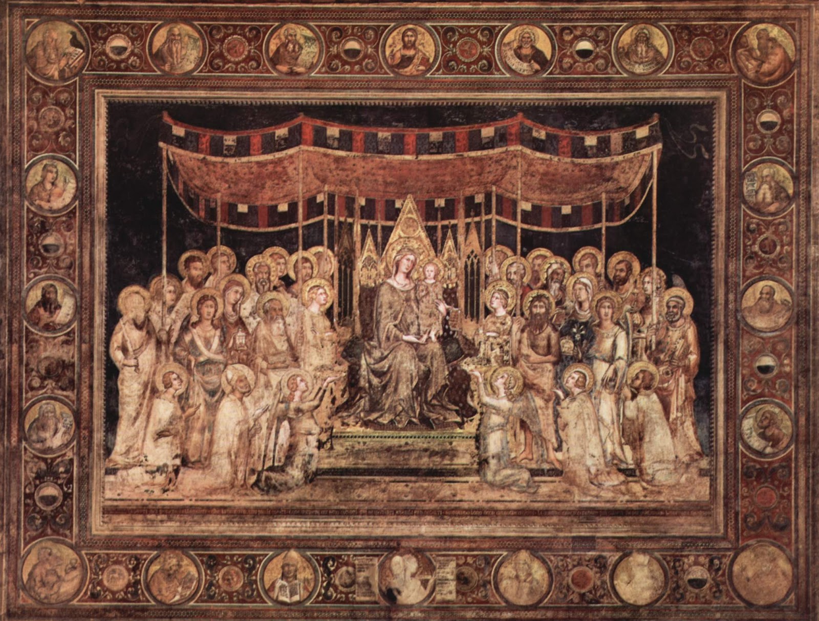 PilarDeArte.BCN: Maestà. Simone Martini. Palazzo Publico. Siena