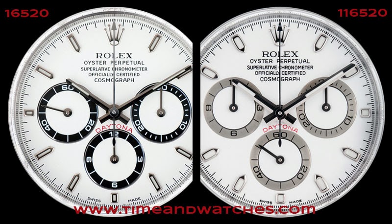 rolex 16520 dial variations