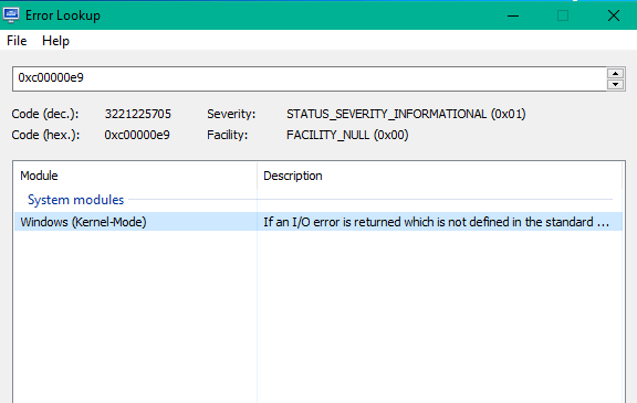 اداة Error Lookup Tool لمعرفة تفاصيل اي مشكلة تظهر لك على الويندوز
