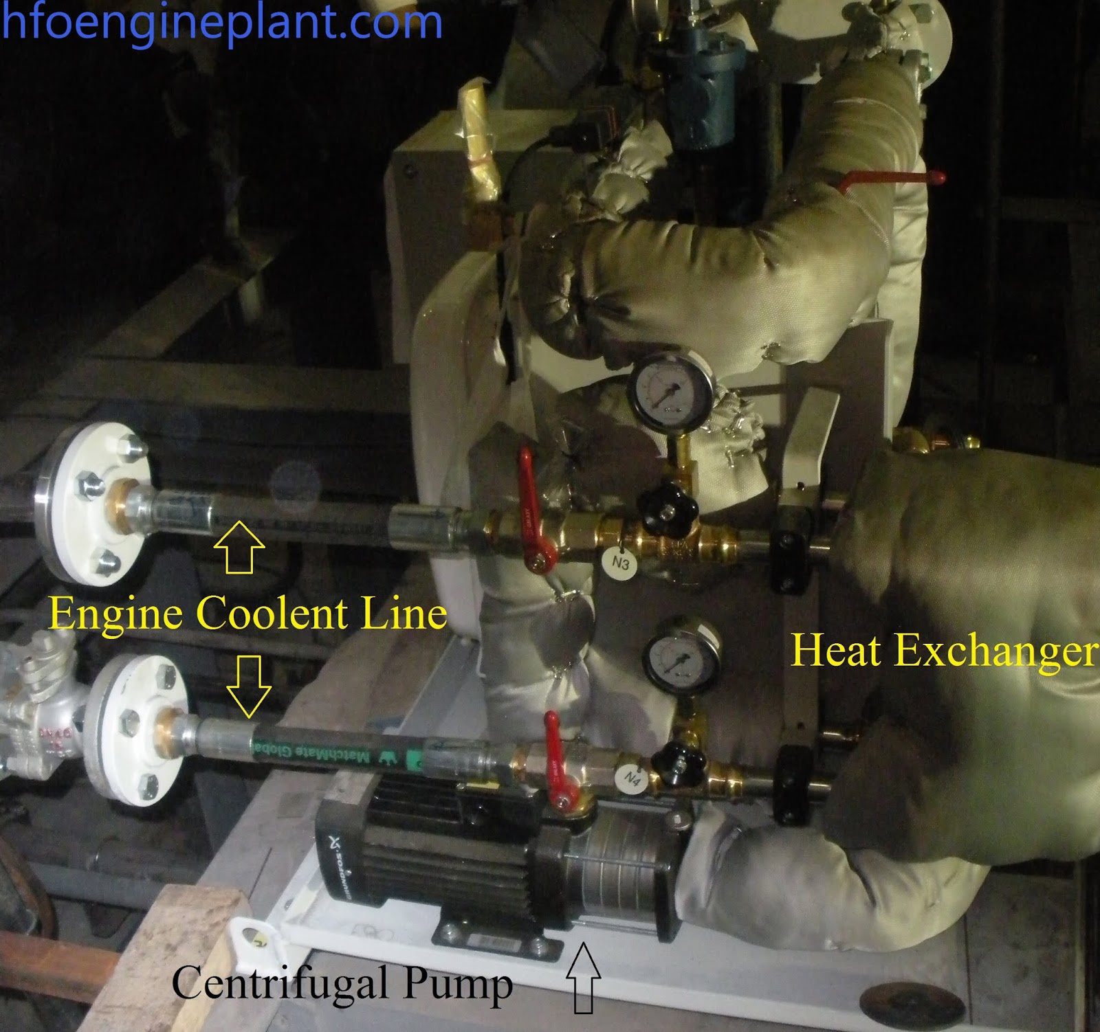 Nozzle cooling unit-Heat exchanger & Engine coolent Nozzle cooling unit-Heat exchanger & Engine coolent
