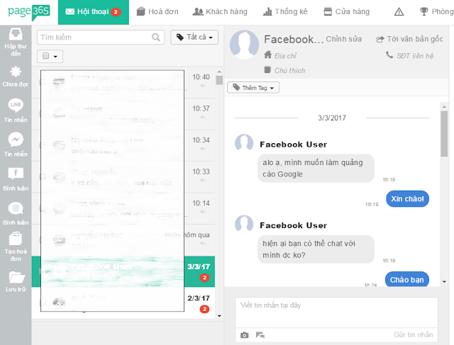 Phần mềm quản lý Fanpage Page365 Phần mềm quản lý Fanpage Page365