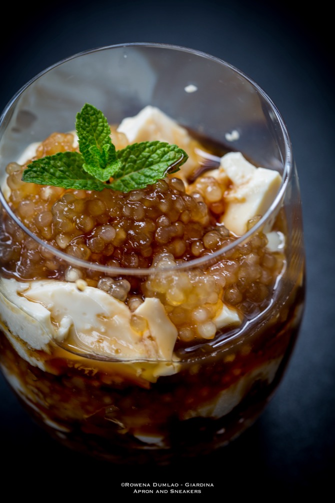 Taho Soft Tofu, Sugar Syrup and Tapioca