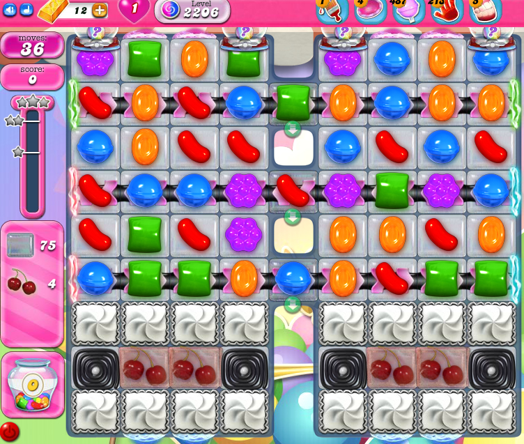 Candy Crush Saga level 2206 Candy Crush Saga level 2206